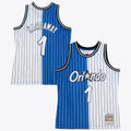 Orlando Magic Mitchell & Ness Anfernee Hardaway 1994 Split Swingman Jersey - Blue/White product image 1, provided for visual