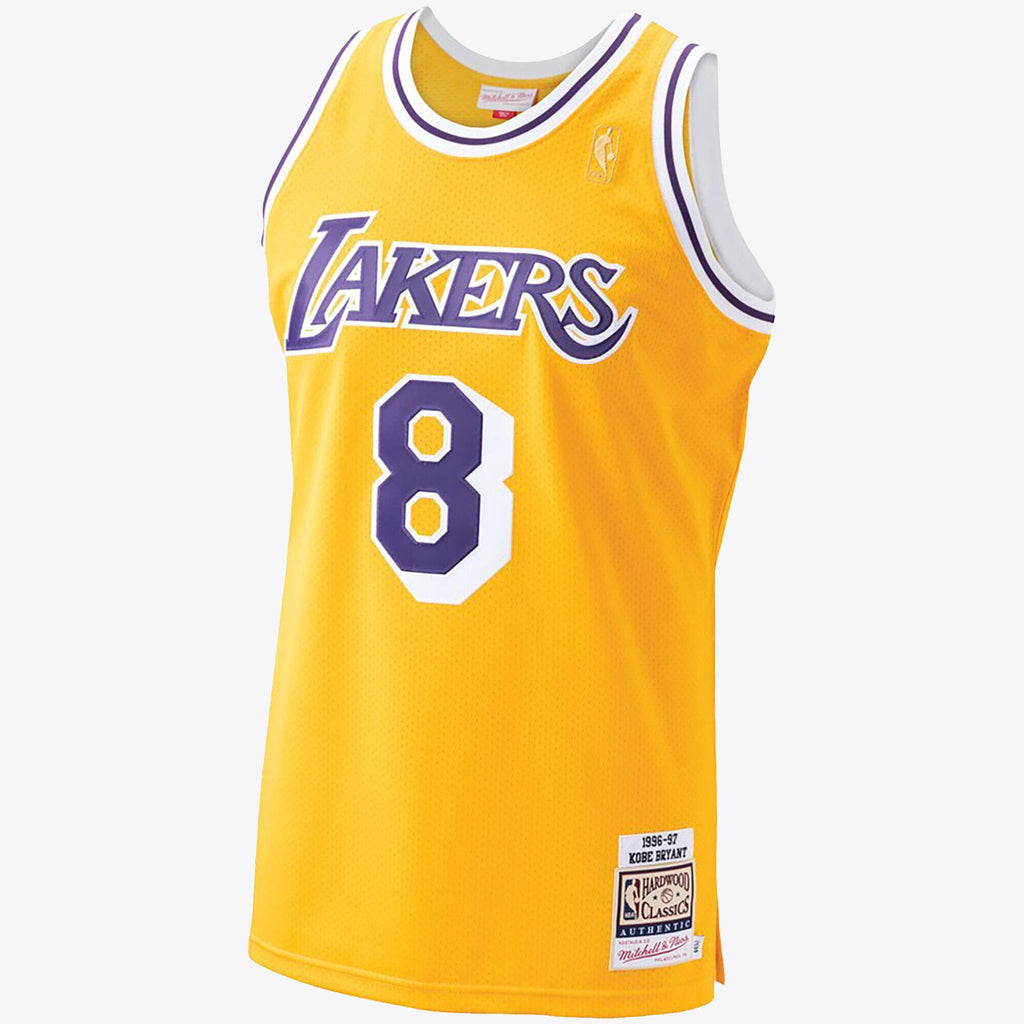 Kobe Bryant Hardwood Classics 1996-97 Authentic Jersey By Mitchell & Ness - Gold product image 2, provided for visual