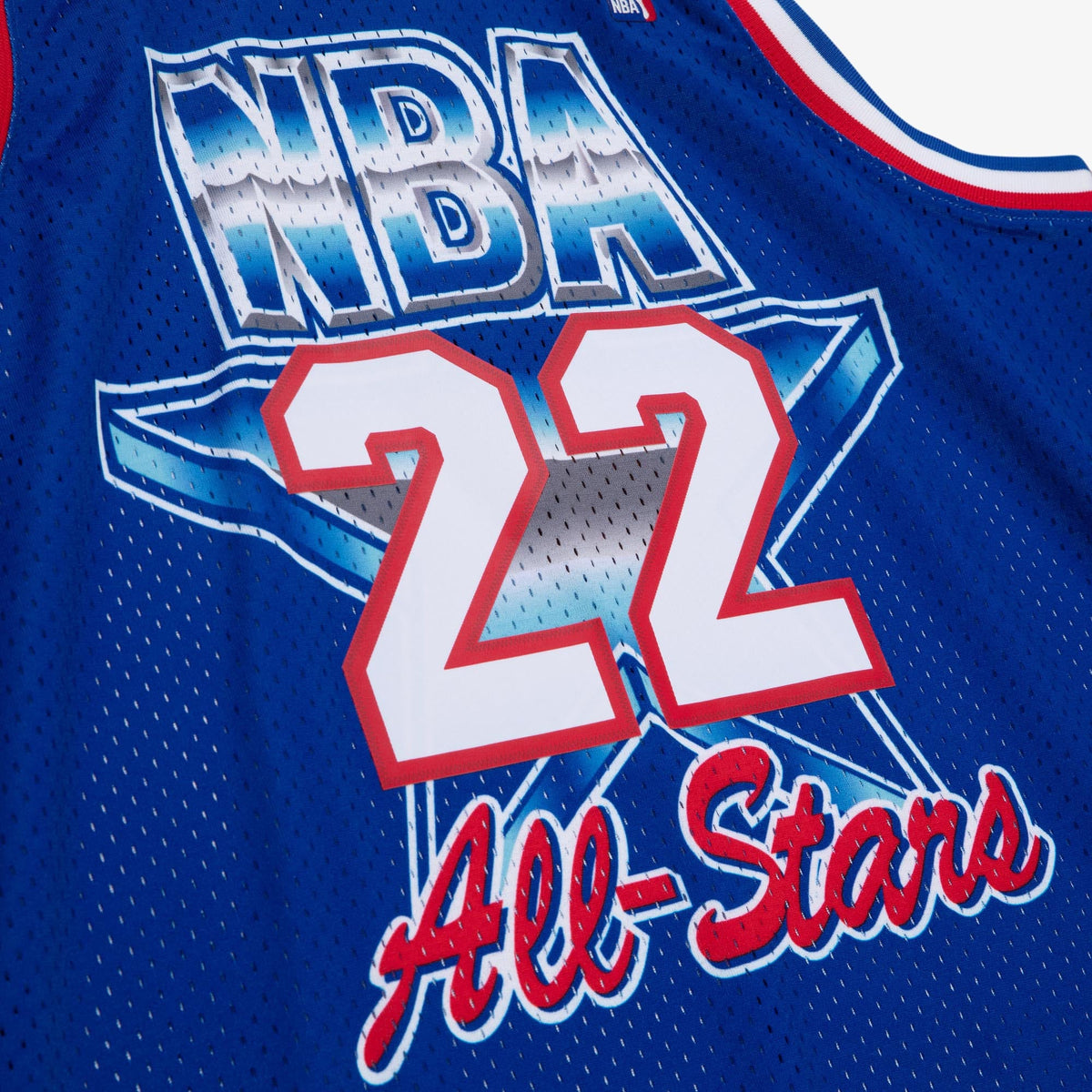 NBA Mitchell & Ness Clyde Drexler 1992 All-Star West Authentic Jersey - Royal Blue product image 5, provided for visual