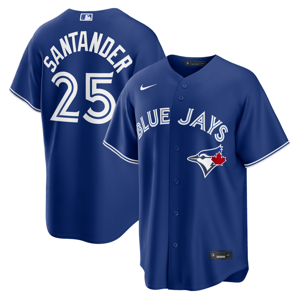 Toronto Blue Jays Anthony Santander Nike Light Blue Alternate Replica Jersey product image 7, provided for visual reference