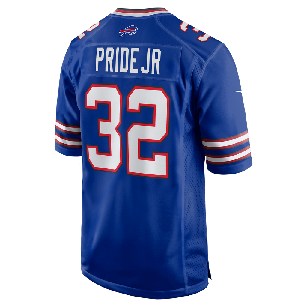 Buffalo Bills Toriano Pride Jr. Nike Royal Team Game Jersey product image 5, provided for visual reference and product