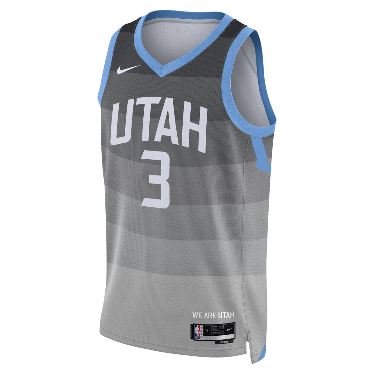 Utah Jazz Nike 2025/26 City Edition Swingman Jersey - Gray - Keyonte George - Unisex product image 3, provided for visual