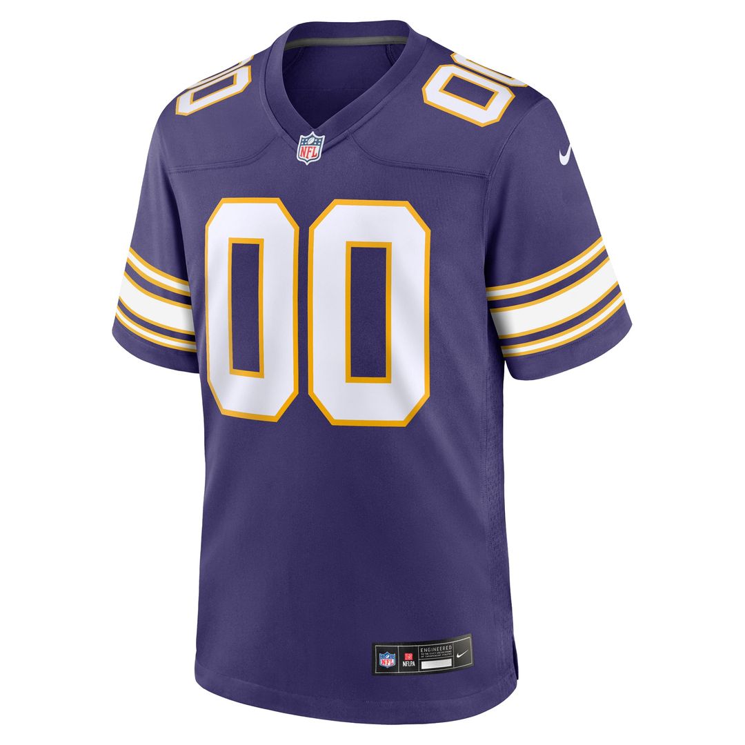 Minnesota Vikings Nike White Alternate Custom Game Jersey product image 8, provided for visual reference and product detail