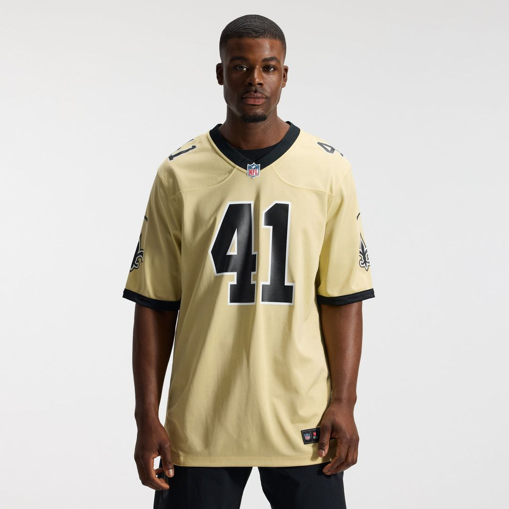 New Orleans Saints Alvin Kamara Nike Gold Gameday Golds Alternate Game Player Jersey product image 15, provided for visual