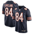 Chicago Bears Colston Loveland Nike Navy Team Game Jersey product image 1, provided for visual reference and product detail