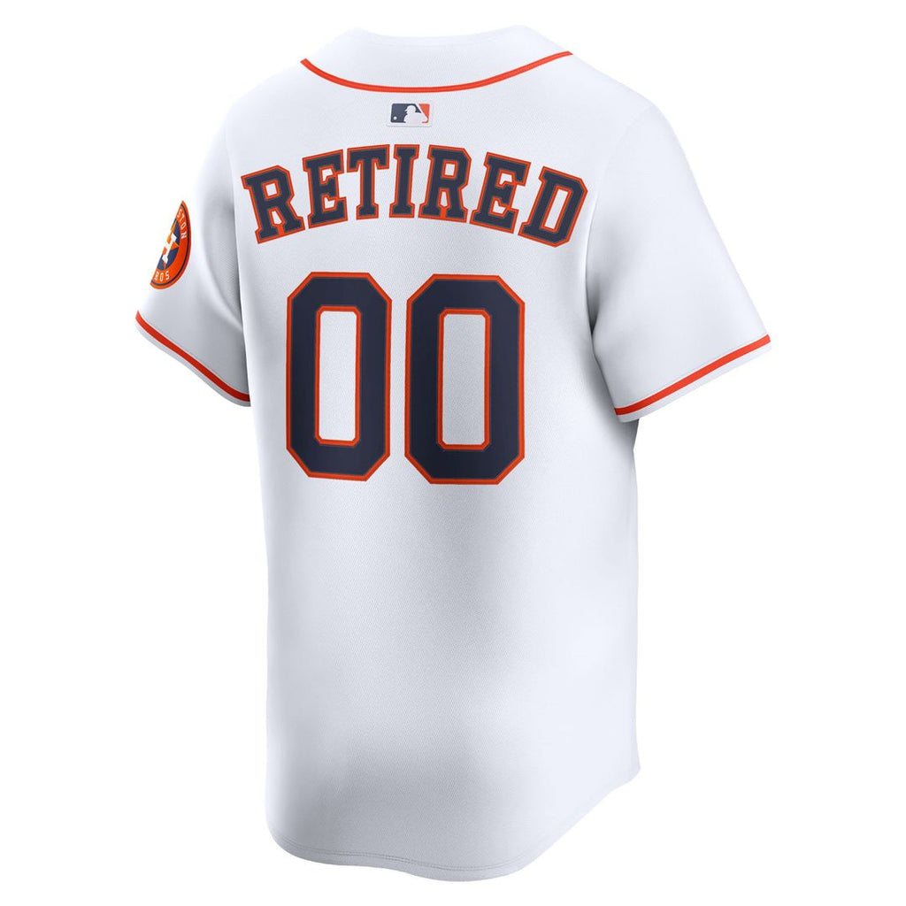 Houston Astros Nike White Home Limited Pick-A-Player Retired Roster Jersey product image 3, provided for visual reference