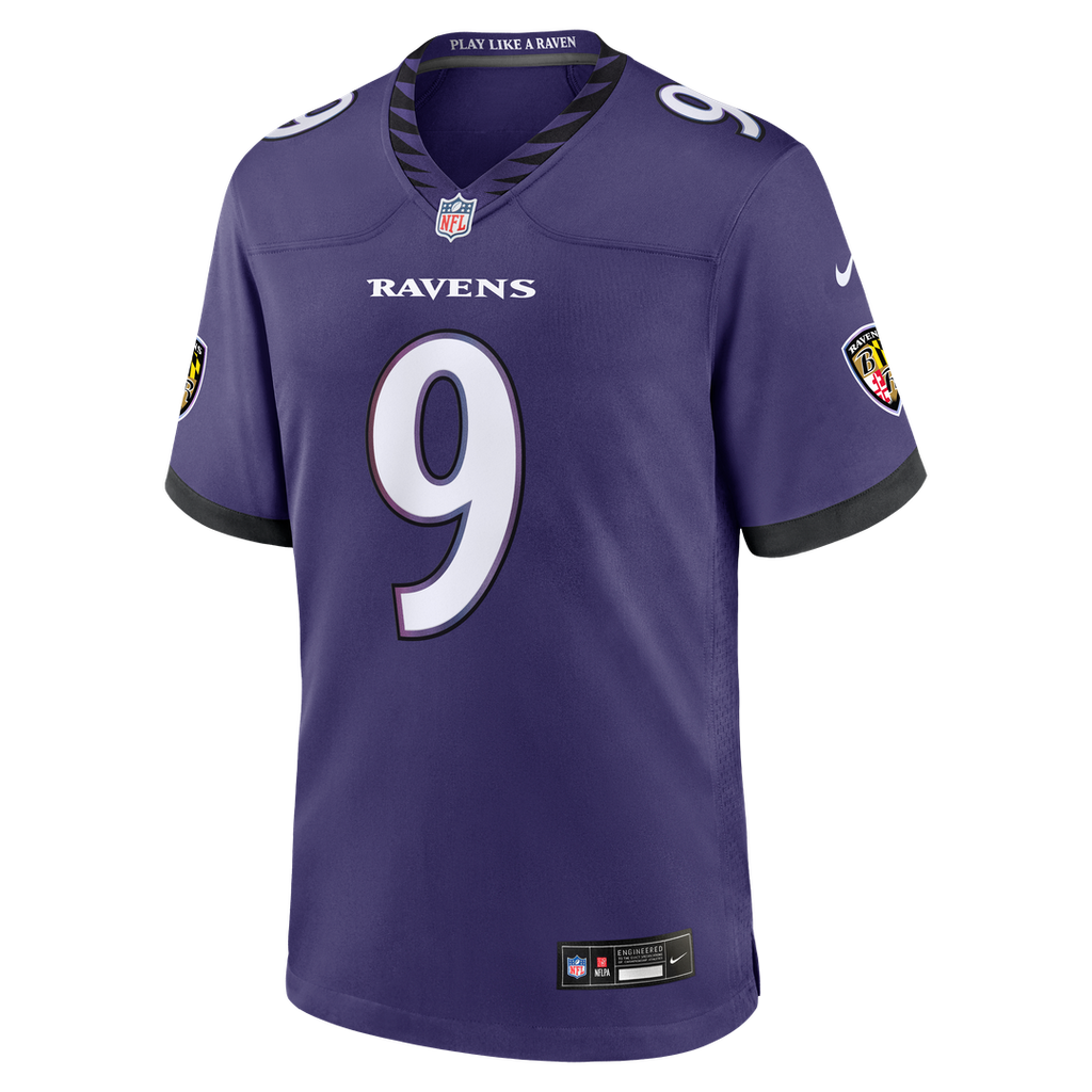 Baltimore Ravens Zion Young Nike Purple Team Game Jersey product image 2, provided for visual reference and product detail