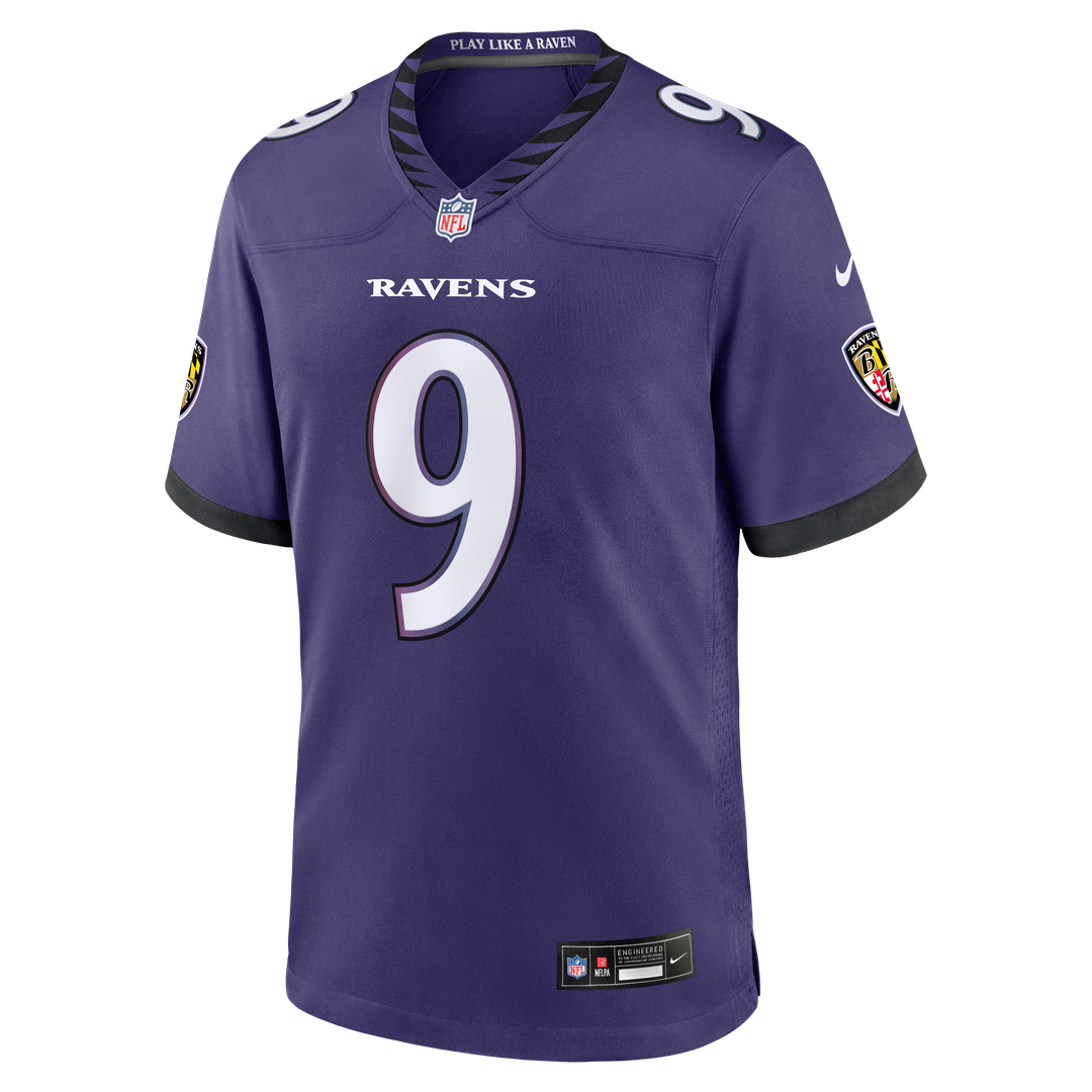 Baltimore Ravens Zion Young Nike Purple Team Game Jersey product image 2, provided for visual reference and product detail