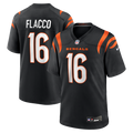 Cincinnati Bengals Joe Flacco Nike Black Team Game Jersey product image 1, provided for visual reference and product detail