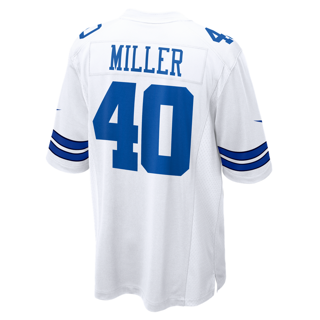 Dallas Cowboys Von Miller Nike White Game Jersey product image 6, provided for visual reference and product detail review