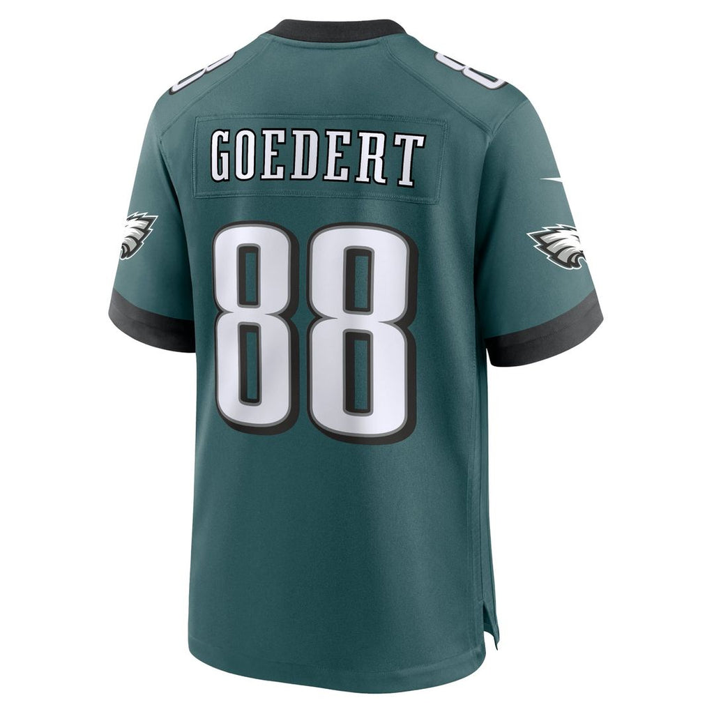 Philadelphia Eagles Dallas Goedert Nike Midnight Green Team Game Jersey product image 3, provided for visual reference and