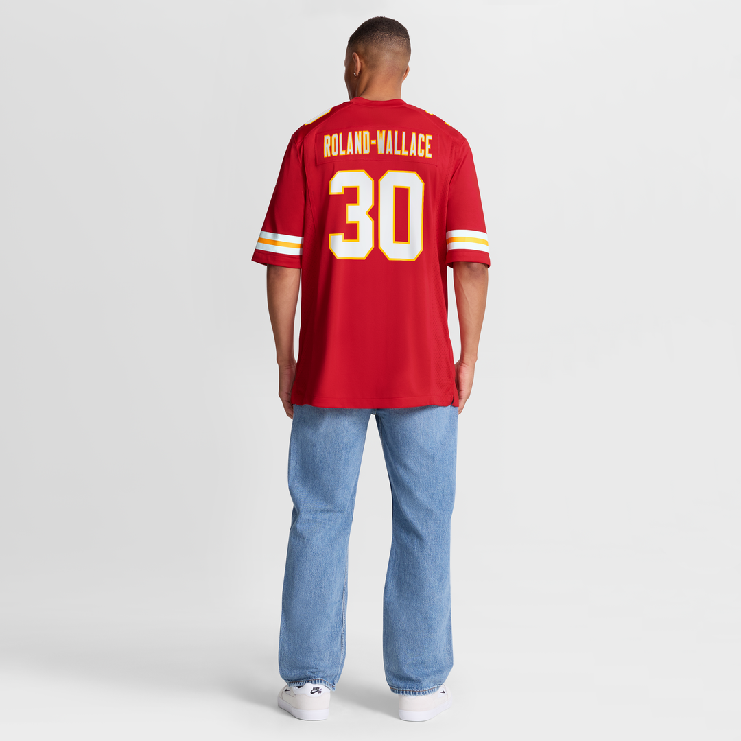 Kansas City Chiefs Chris Roland-Wallace Nike Red Game Jersey product image 8, provided for visual reference and product