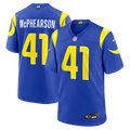 Los Angeles Rams Zech McPhearson Nike Royal Team Game Jersey product image 1, provided for visual reference and product