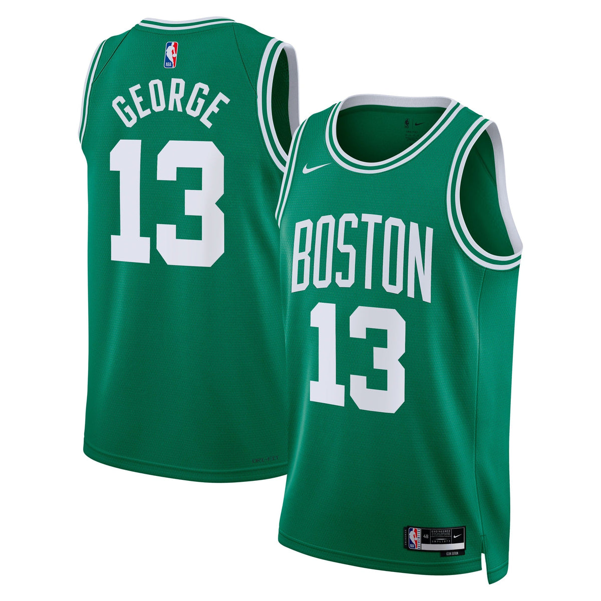 Boston Celtics Nike Icon Edition Swingman Jersey - Kelly Green - Custom - Unisex - Paul George product image 2, provided for