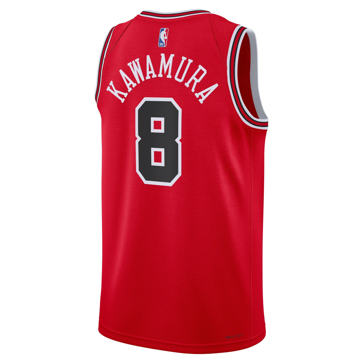 Chicago Bulls Nike Icon Edition Swingman Jersey - Red - Yuki Kawamura - Unisex product image 4, provided for visual