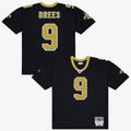 New Orleans Saints Drew Brees Mitchell & Ness Black 2009 Legacy Jersey product image 1, provided for visual reference and