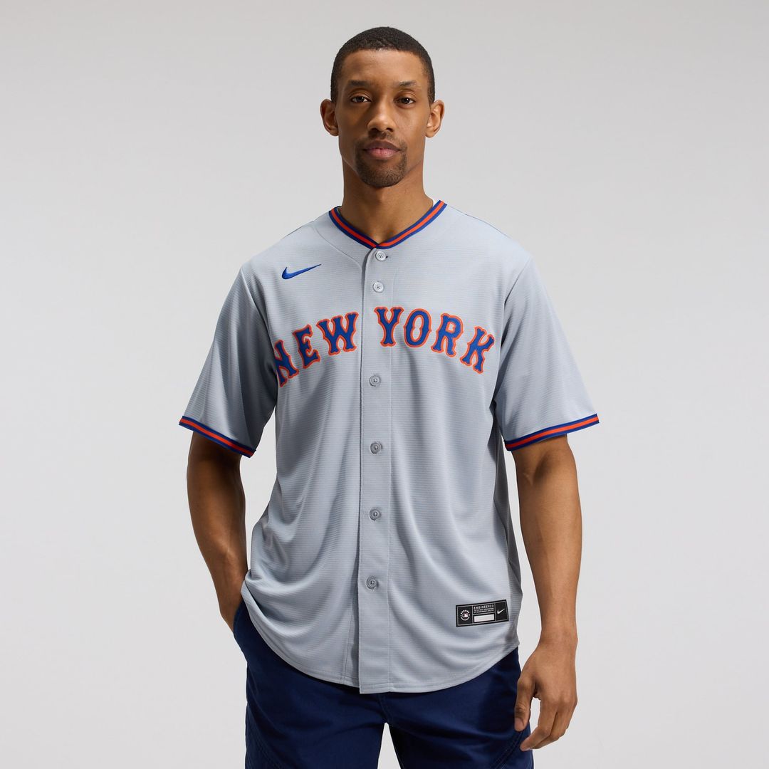New York Mets Juan Soto Nike Gray Road Replica Jersey product image 16, provided for visual reference and product detail
