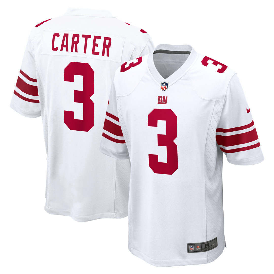 New York Giants Abdul Carter Nike White Game Jersey product image 4, provided for visual reference and product detail review
