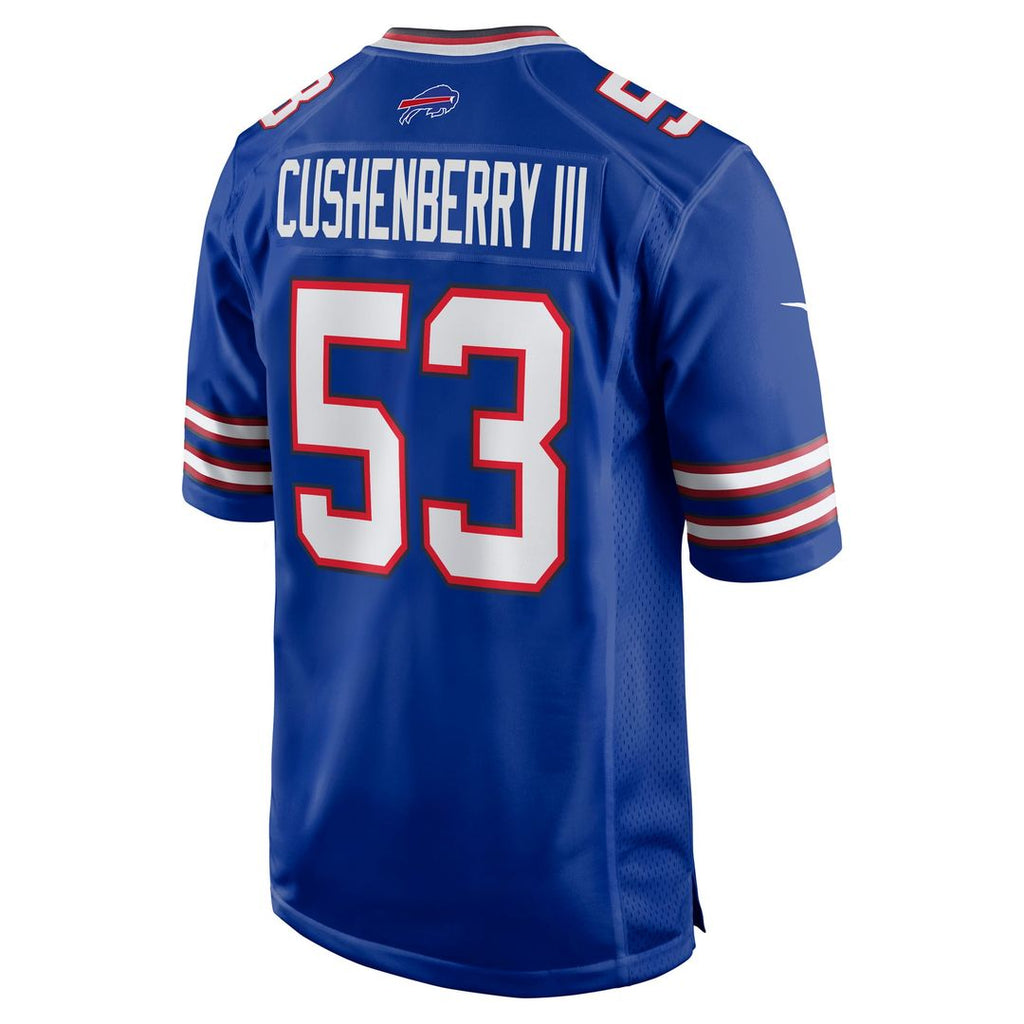 Buffalo Bills Lloyd Cushenberry III Nike Royal Team Game Jersey product image 3, provided for visual reference and product