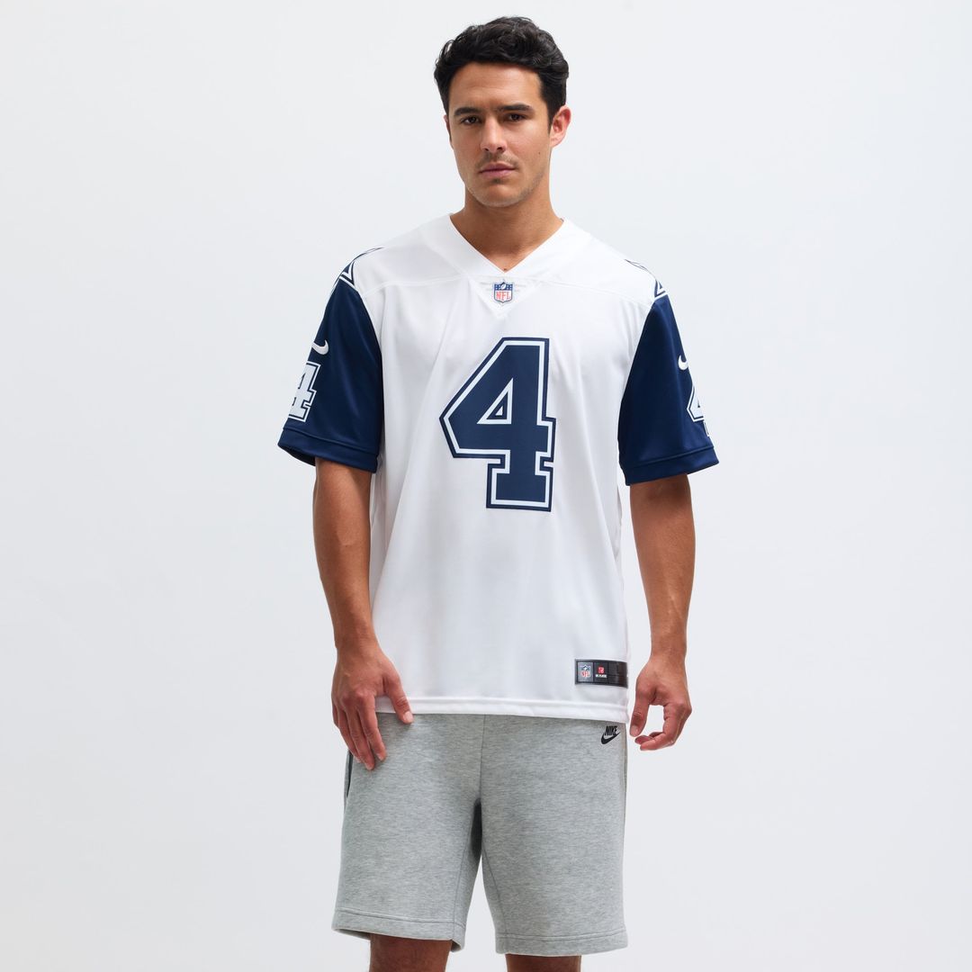 Dallas Cowboys Dak Prescott Nike Navy Vapor Limited Player Jersey product image 10, provided for visual reference and