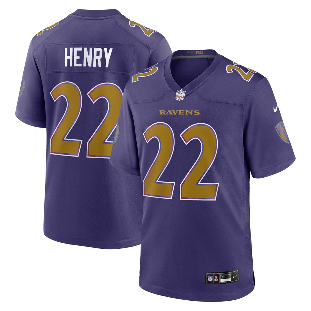 Baltimore Ravens Derrick Henry Nike Purple Alternate Game Jersey product image 1, provided for visual reference and product