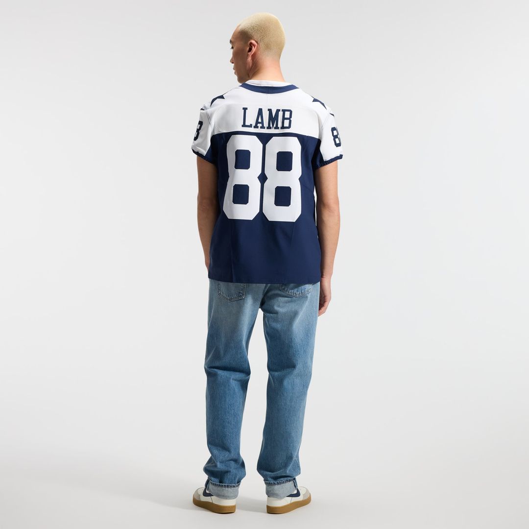 Dallas Cowboys CeeDee Lamb Nike Navy Alternate Vapor F.U.S.E. Elite Jersey product image 5, provided for visual reference