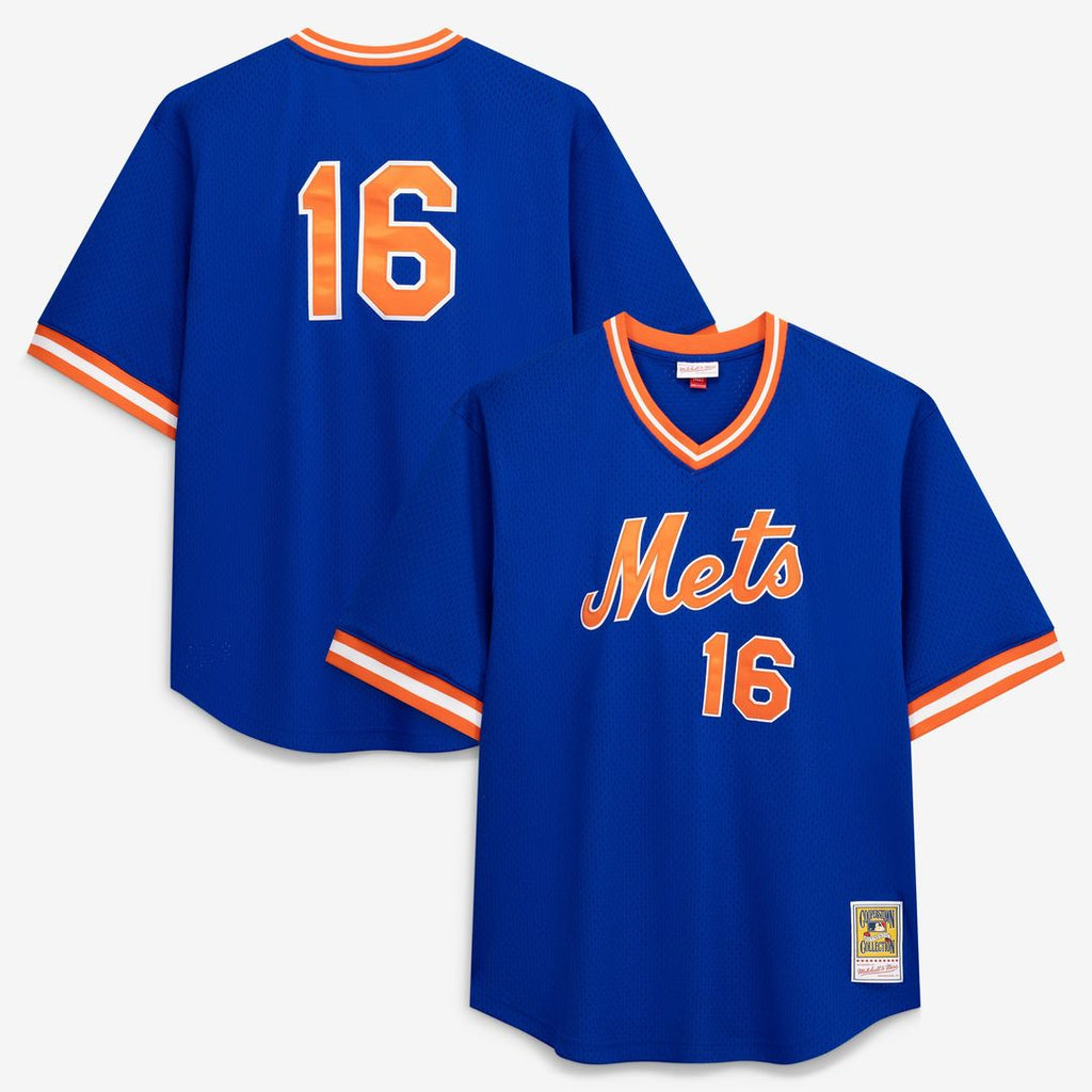 New York Mets Dwight Gooden Profile Royal Big & Tall Cooperstown Collection Mesh Batting Practice Jersey product image 1,