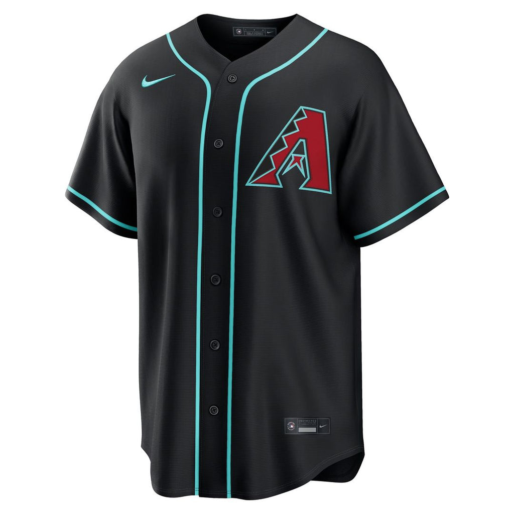 Arizona Diamondbacks Corbin Carroll Nike Black Alternate Replica Jersey product image 6, provided for visual reference and
