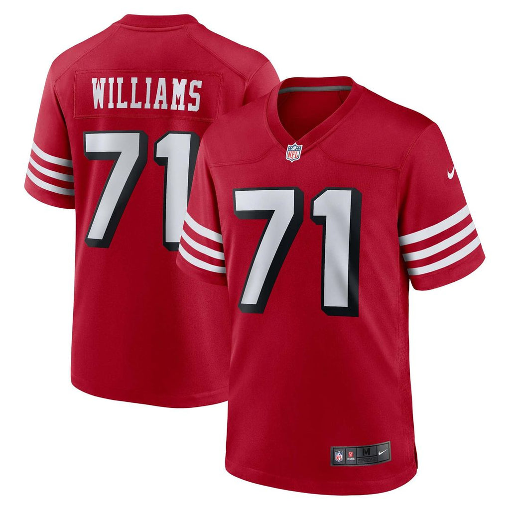 San Francisco 49ers Trent Williams Nike Scarlet Alternate Game Jersey product image 1, provided for visual reference and