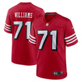 San Francisco 49ers Trent Williams Nike Scarlet Alternate Game Jersey product image 1, provided for visual reference and