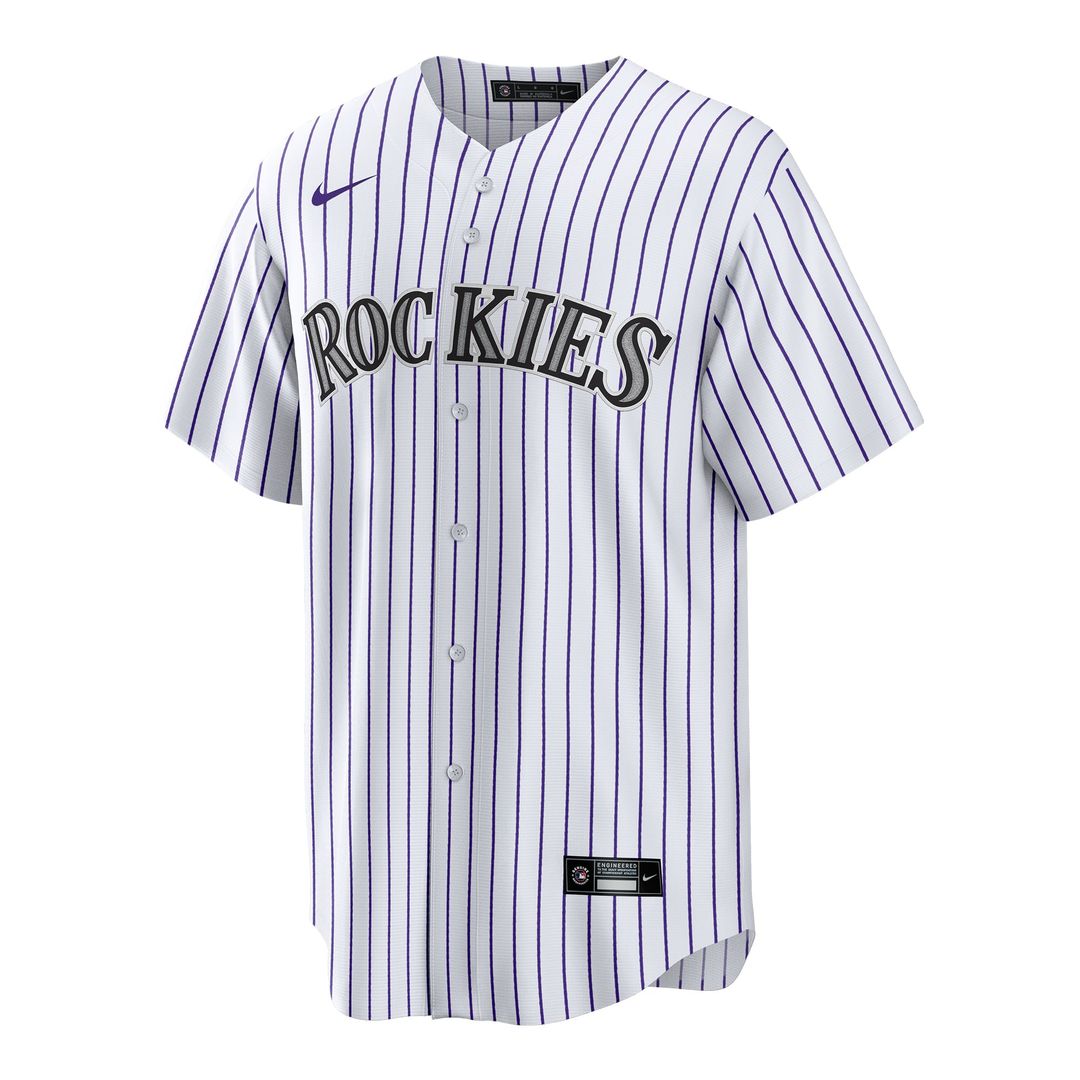 Colorado Rockies Ryan Ritter Nike White Home Replica Jersey product image 2, provided for visual reference and product