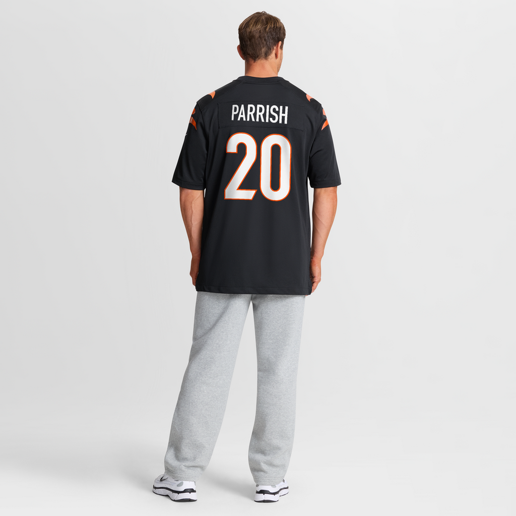 Cincinnati Bengals Lemar Parrish Nike Black Team Retired Game Jersey product image 5, provided for visual reference and