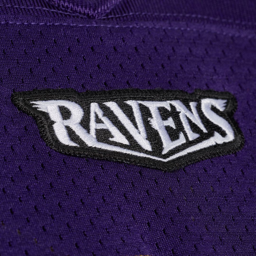 Baltimore Ravens Ray Lewis Mitchell & Ness Purple 1996 Authentic Throwback Jersey product image 6, provided for visual