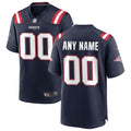 Nike New England Patriots Navy Custom Game Jersey product image 1, provided for visual reference and product detail review