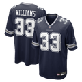 Dallas Cowboys Javonte Williams Nike Navy Team Game Jersey product image 1, provided for visual reference and product detail