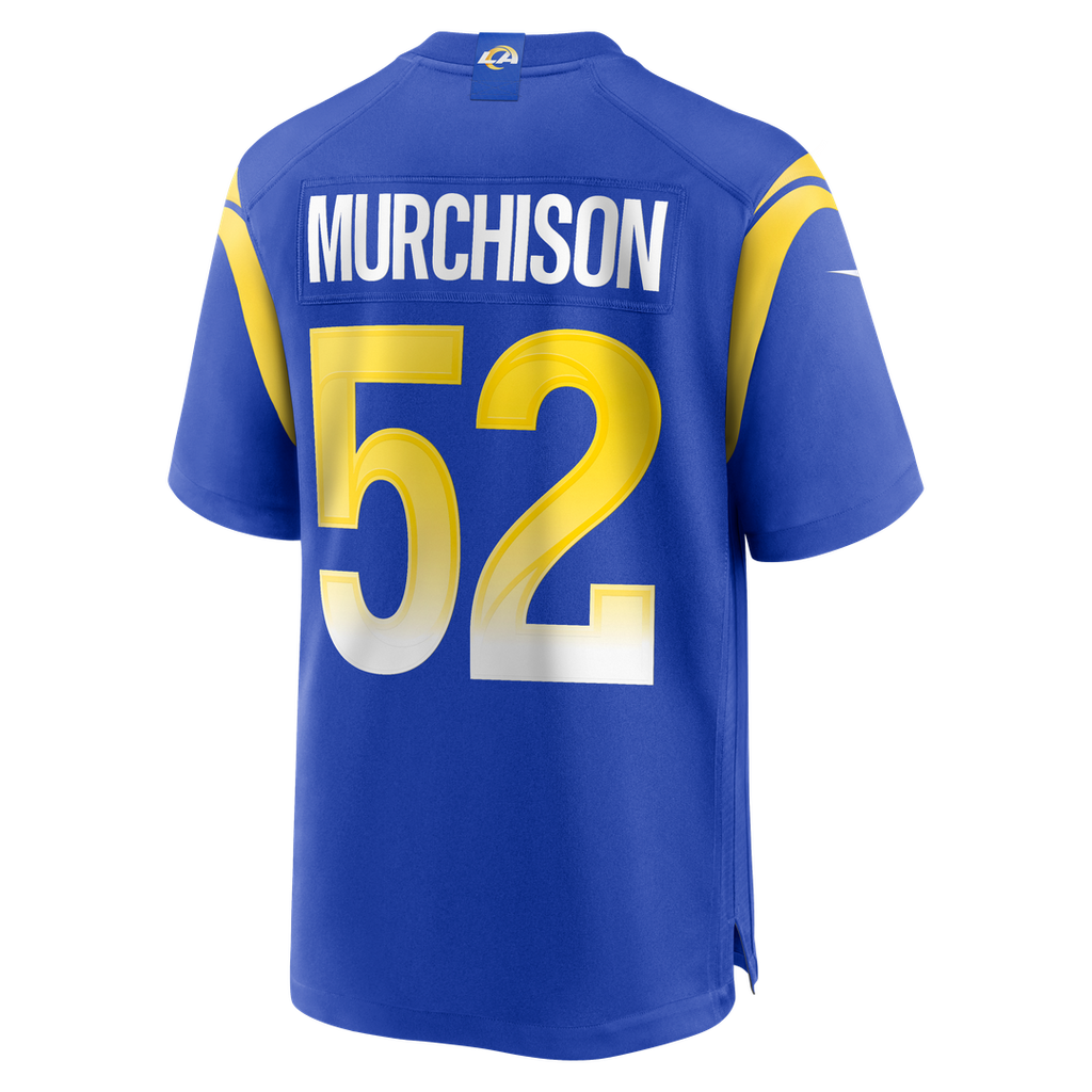 Los Angeles Rams Larrell Murchison Nike Royal Team Game Jersey product image 3, provided for visual reference and product