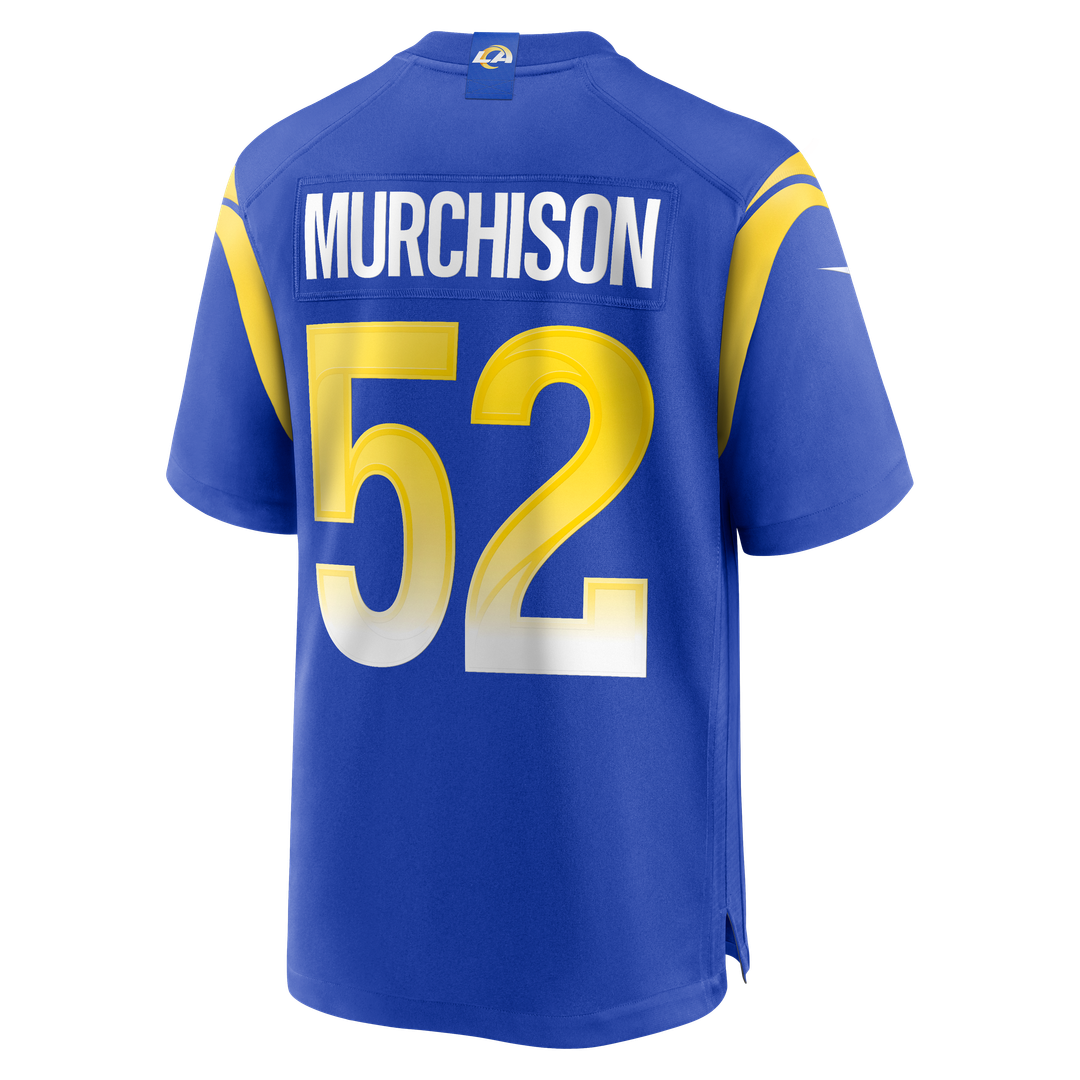 Los Angeles Rams Larrell Murchison Nike Royal Team Game Jersey product image 3, provided for visual reference and product