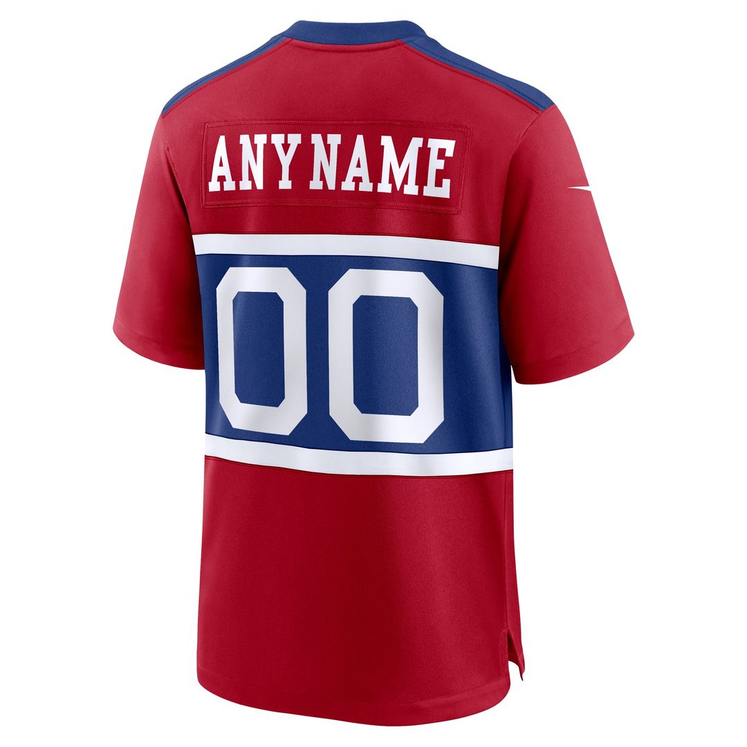 New York Giants Nike Royal Custom Game Jersey product image 15, provided for visual reference and product detail review
