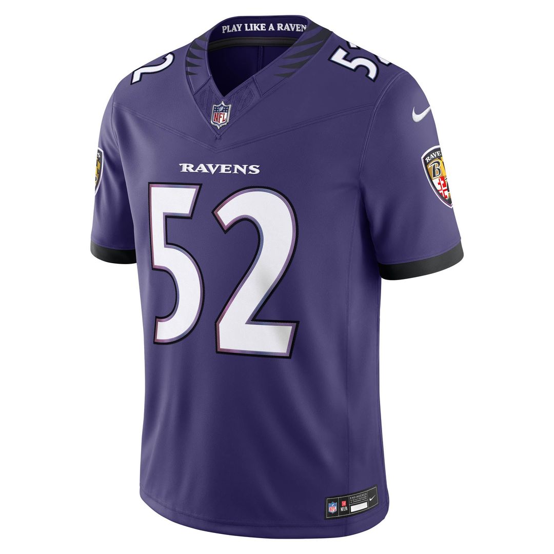Baltimore Ravens Ray Lewis Nike Black Alternate Vapor F.U.S.E. Stitched Retired Player Limited Jersey product image 8,
