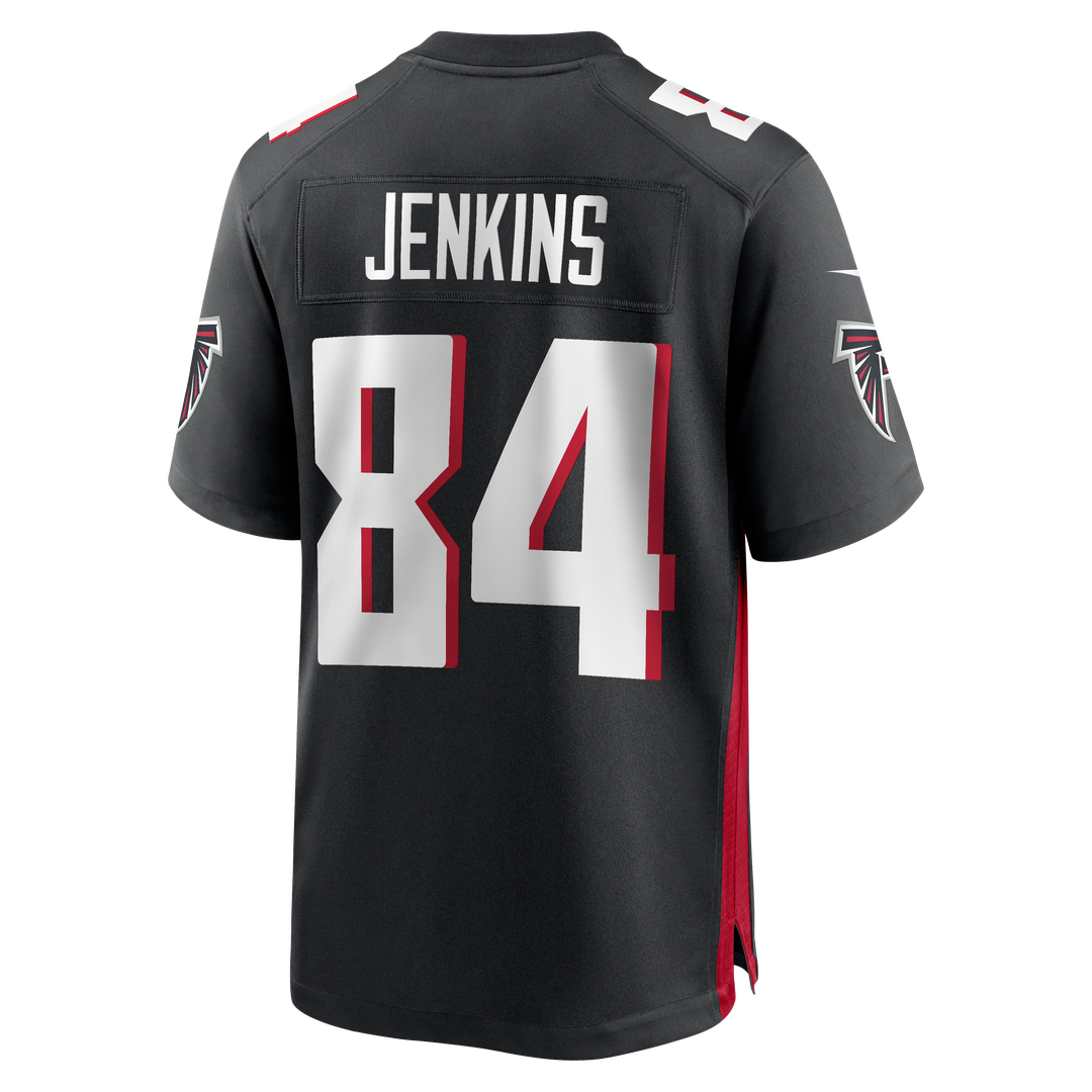 Atlanta Falcons Alfred Jenkins Nike Black Game Retired Player Jersey product image 3, provided for visual reference and