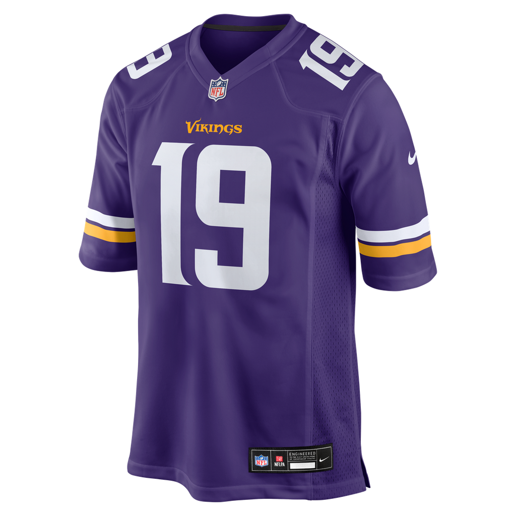 Minnesota Vikings Sean Mannion Nike Purple Game Jersey product image 2, provided for visual reference and product detail
