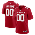 Arizona Cardinals Nike Cardinal Custom Game Jersey product image 1, provided for visual reference and product detail review