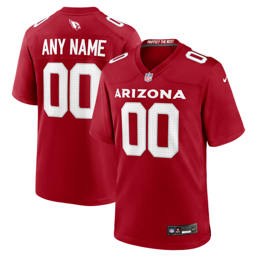 Arizona Cardinals Nike Cardinal Custom Game Jersey product image 1, provided for visual reference and product detail review