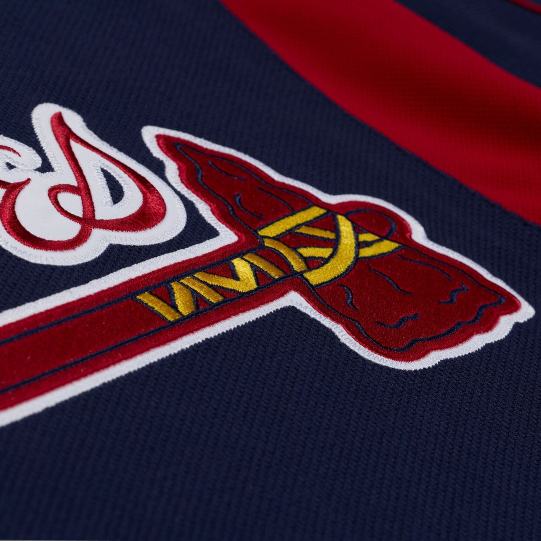Atlanta Braves Andruw Jones Mitchell & Ness Navy Authentic Batting Practice Jersey product image 5, provided for visual