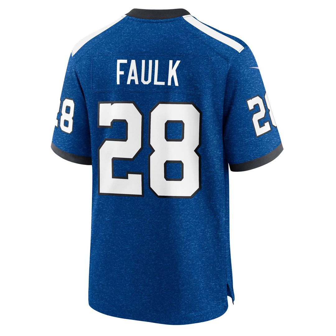 Indianapolis Colts Marshall Faulk Nike Blue Retired Player Alternate Game Jersey product image 3, provided for visual