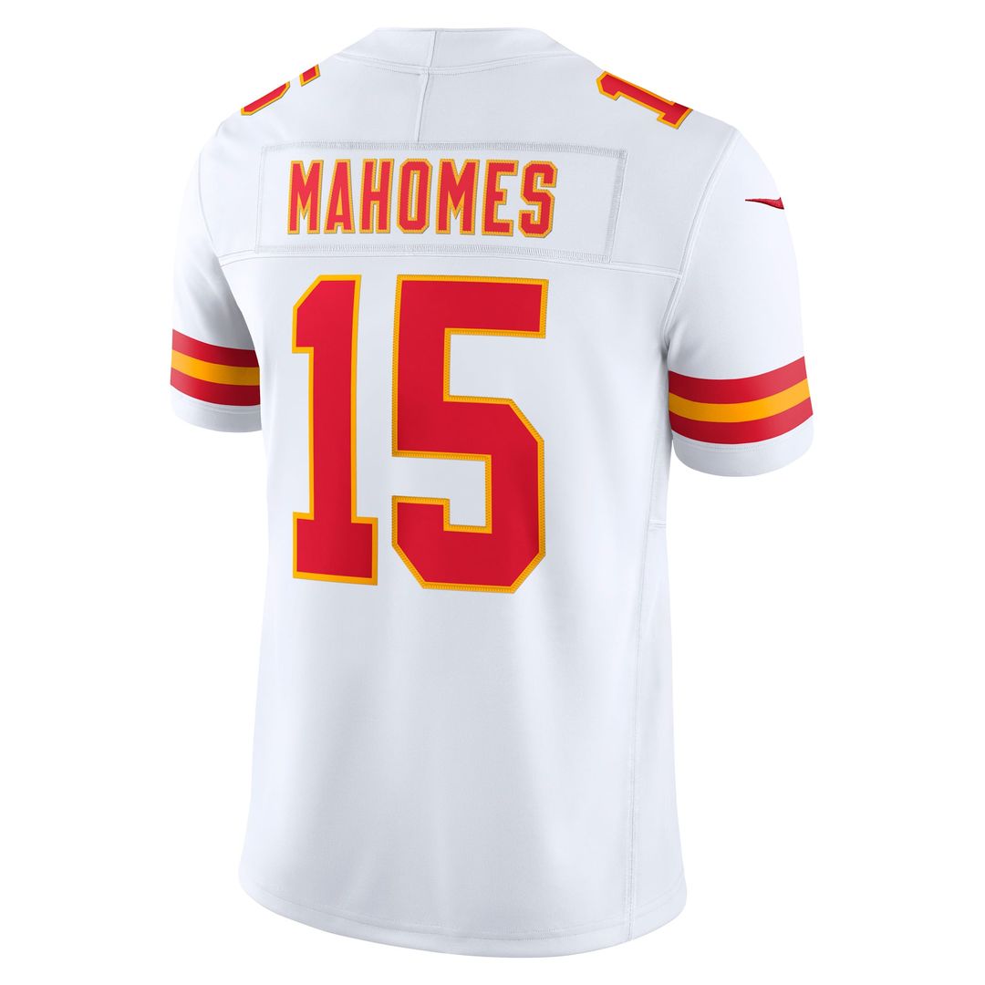 Kansas City Chiefs Patrick Mahomes Nike White Vapor F.U.S.E. Stitched Limited Jersey product image 3, provided for visual