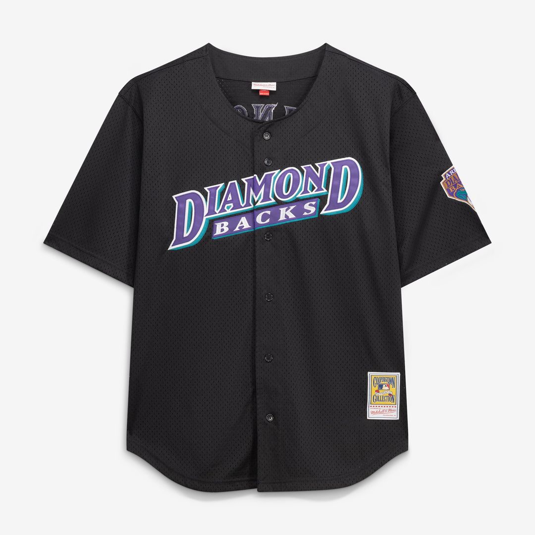 Arizona Diamondbacks Randy Johnson Mitchell & Ness Black Big & Tall Cooperstown Mesh Batting Practice Jersey product image