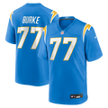 Los Angeles Chargers Travis Burke Nike Powder Blue Team Game Jersey product image 1, provided for visual reference and