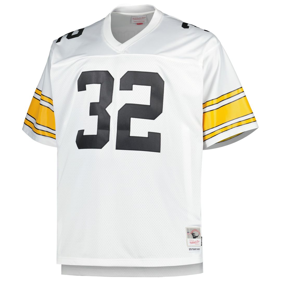 Pittsburgh Steelers Franco Harris Mitchell & Ness Black Big & Tall 1976 Legacy Retired Player Jersey product image 8,