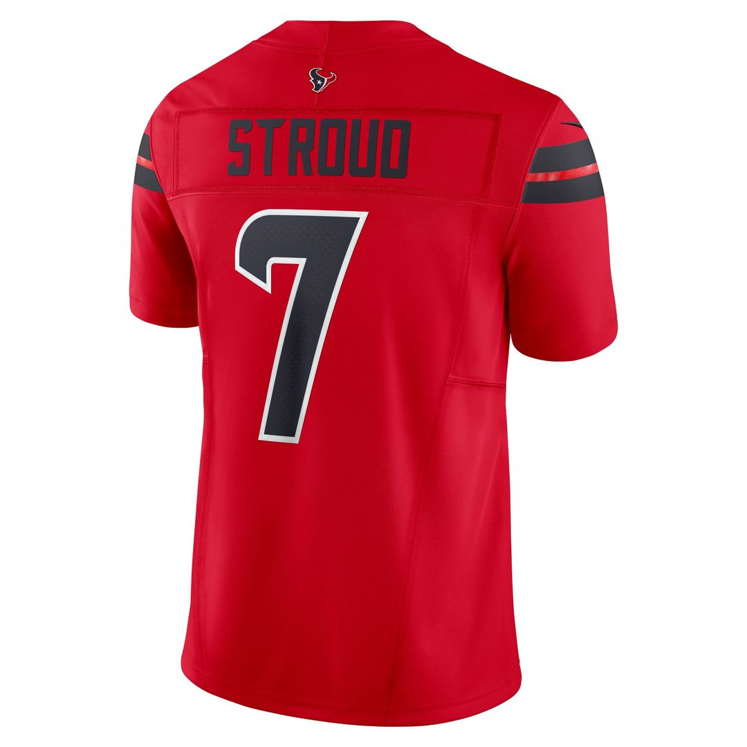 Houston Texans C.J. Stroud Nike Navy 2nd Alternate Vapor F.U.S.E. Limited Jersey product image 12, provided for visual